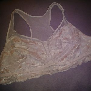 Blush pink razorback bralette